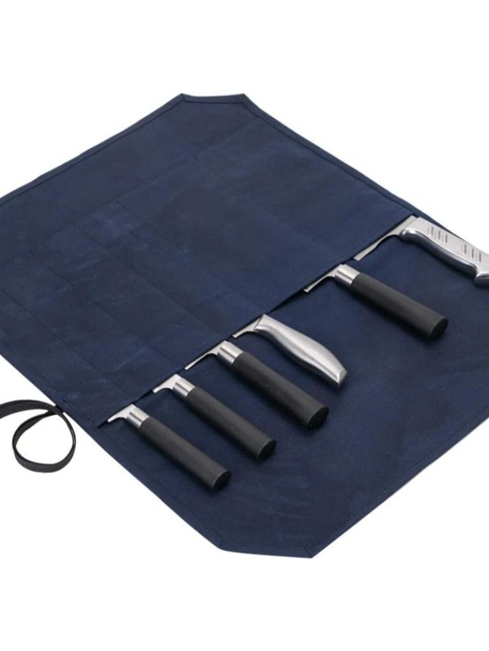 Chef’s Knife Roll Case, Waxed Canvas Cutlery Knives Holders Protectors, Home Kit